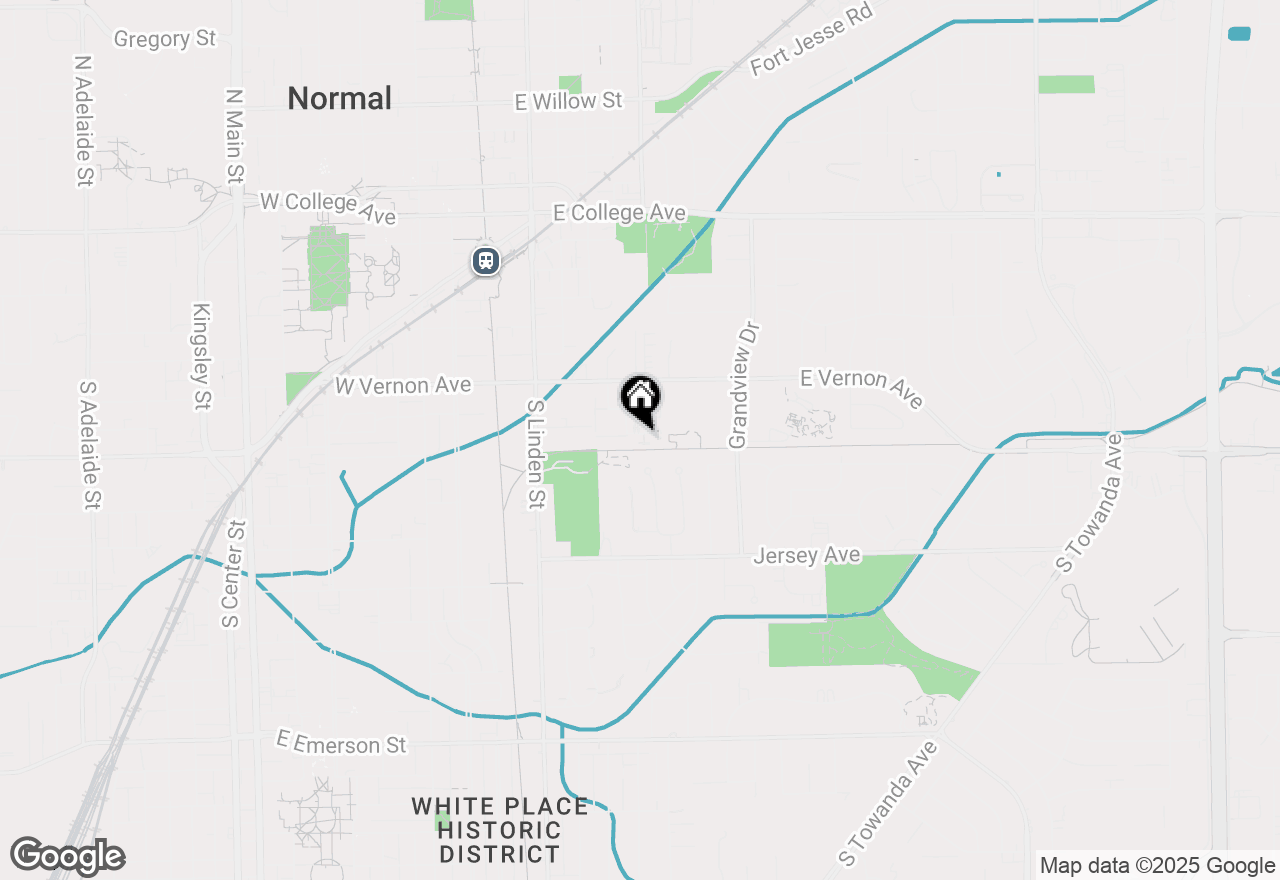 Map of 309 Lindell, Normal, IL 61761