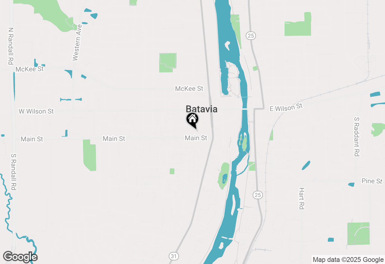 Map of 125 S Lincoln Street, Batavia, IL 60510