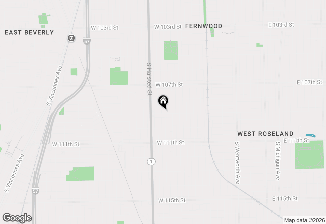 Map of 10854 S Union Avenue, Chicago, IL 60628