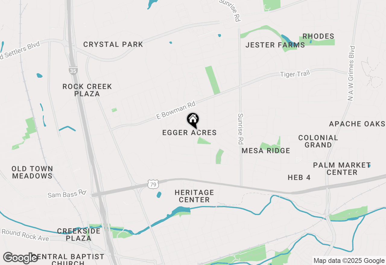 Map of 521 Dennis Dr, Round Rock, TX 78664