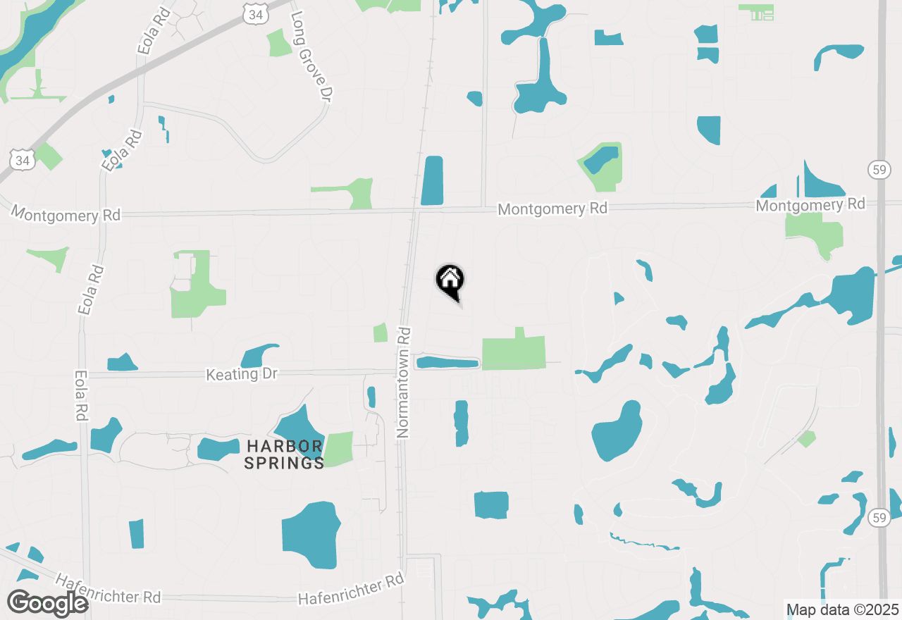 Map of 3412 Butler Walk, Naperville, IL 60564