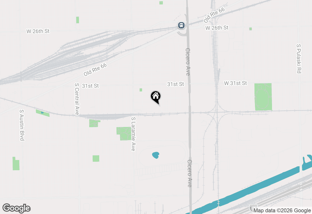 Map of 5019 W 32 Place, Cicero, IL 60804