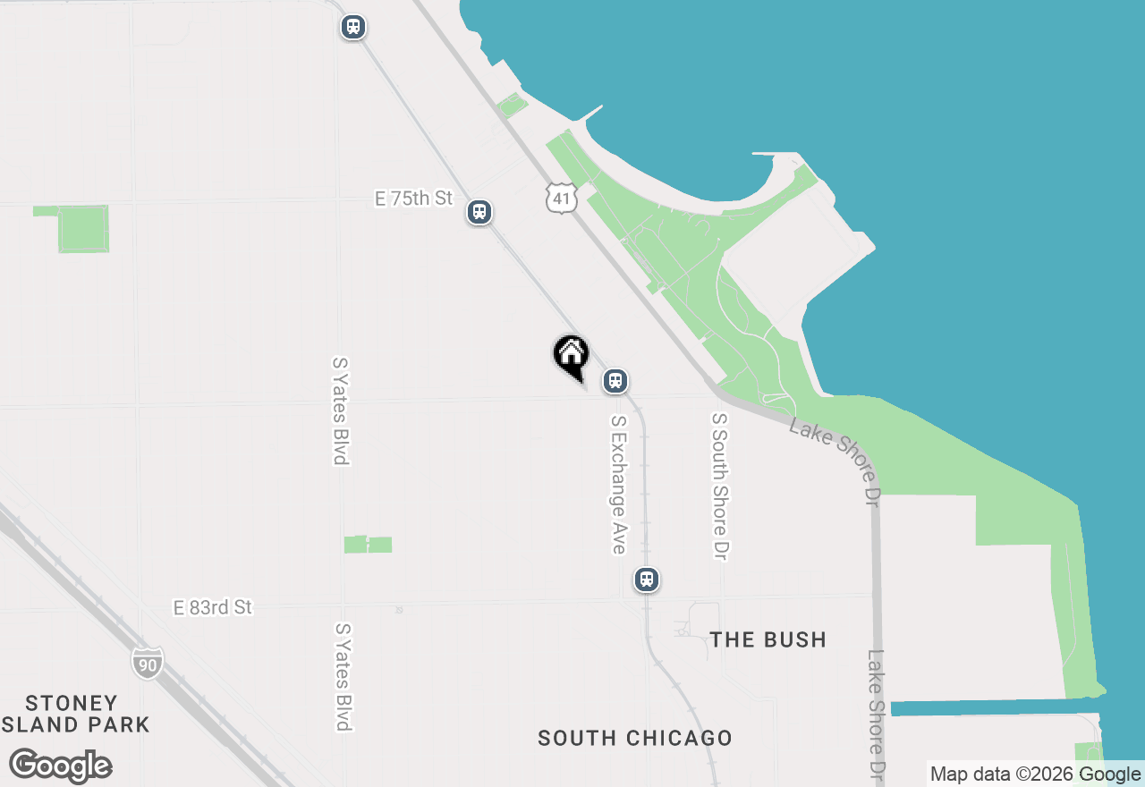 Map of 2844 E 79th Street, Chicago, IL 60649