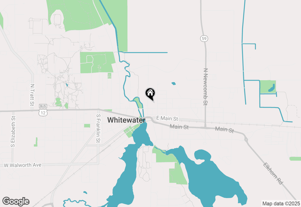 Map of 223 N Jefferson St, Whitewater, WI 53190