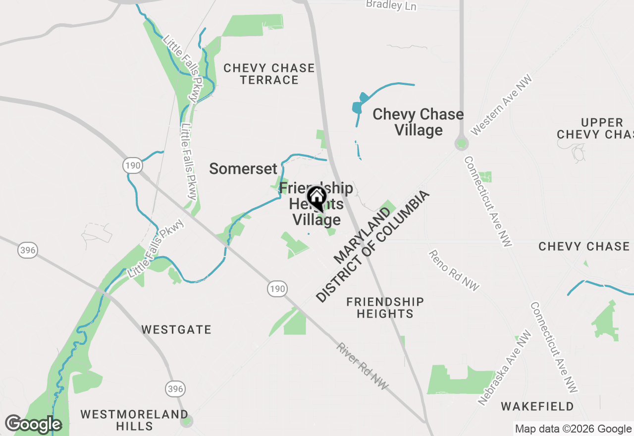 Map of 4515 Willard Avenue #1201S, Chevy Chase, MD 20815