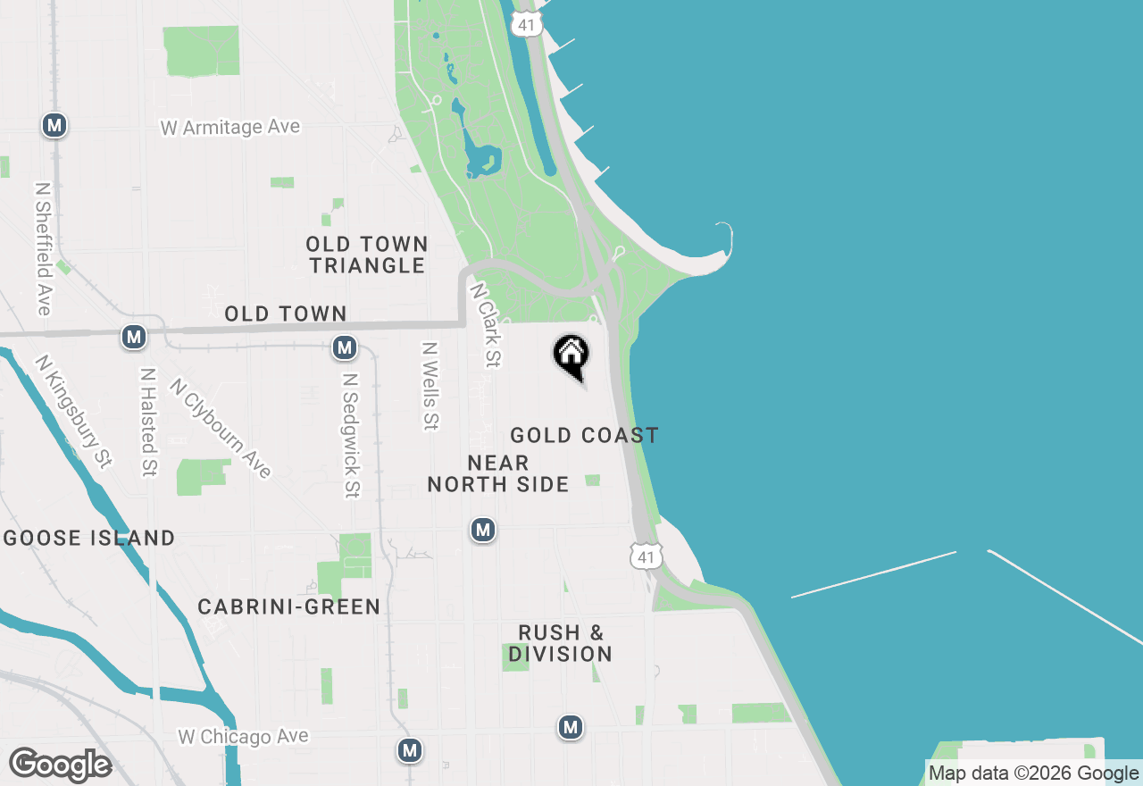 Map of 1432 N Astor Street, Chicago, IL 60610