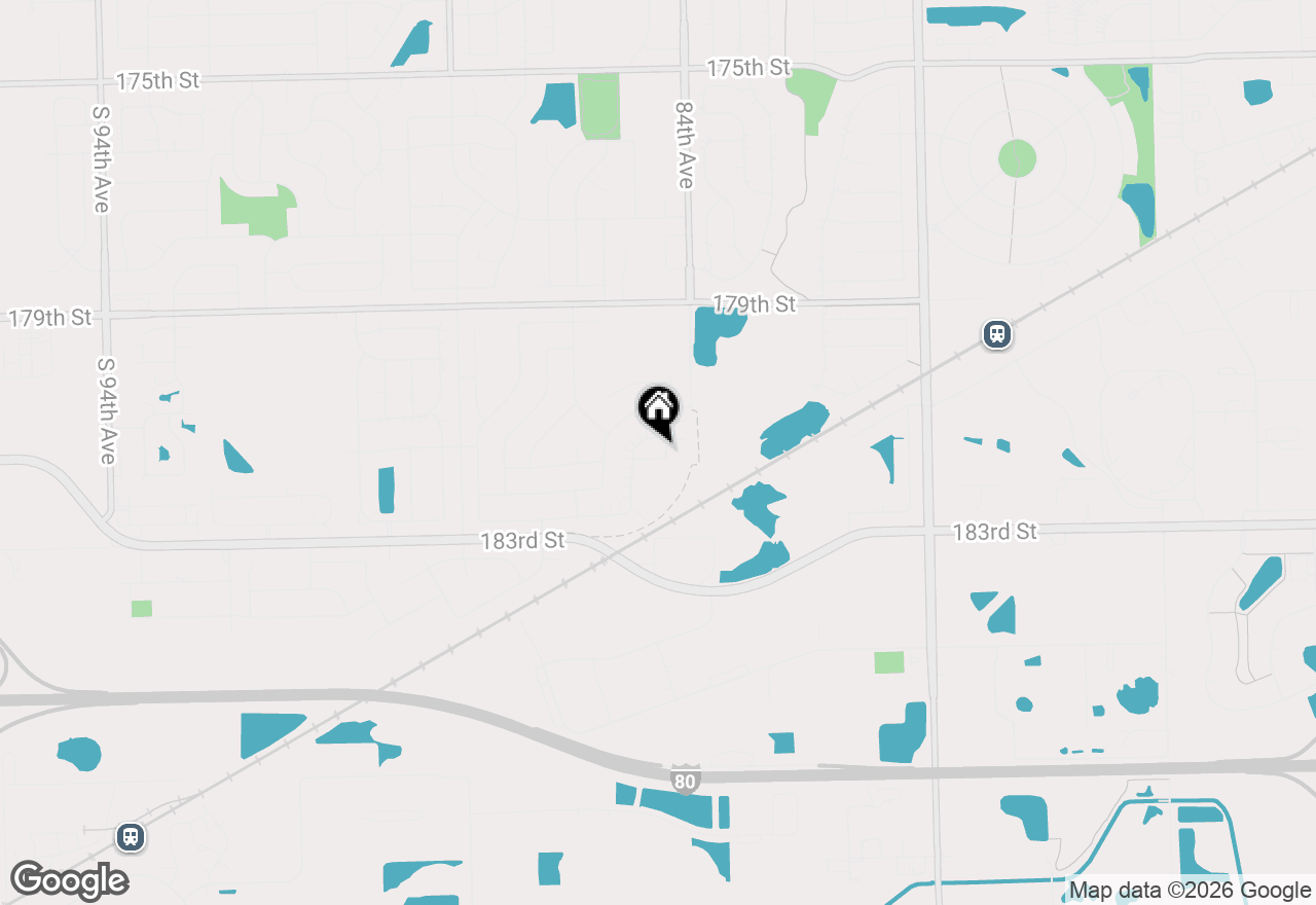 Map of 8416 Stratford Drive, Tinley Park, IL 60487