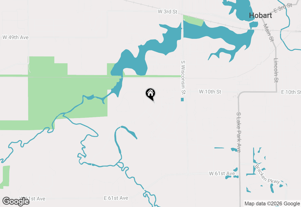 Map of 1053 S Decatur Street, Hobart, IN 46342