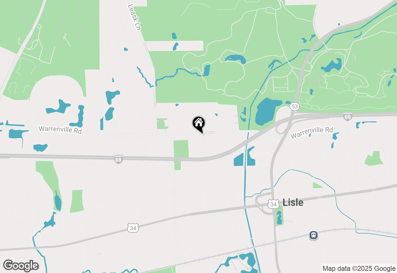 Map of 1801 Warrenville Road, Lisle, IL 60532