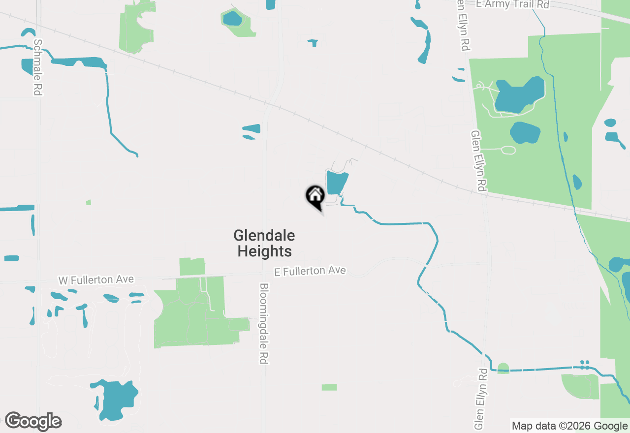 Map of 290 E Wrightwood Avenue, Glendale Heights, IL 60139