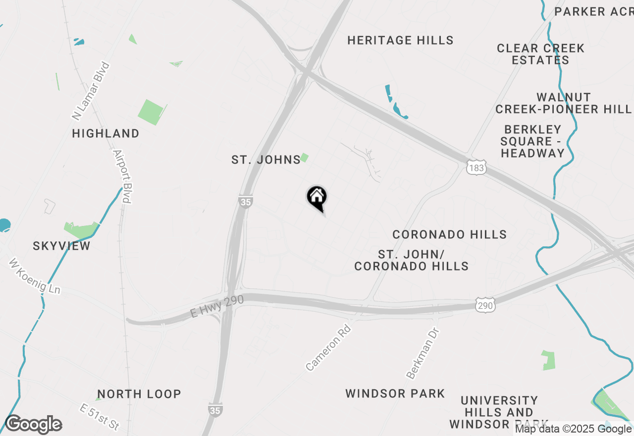 Map of 6919 Bethune Ave #B, Austin, TX 78752