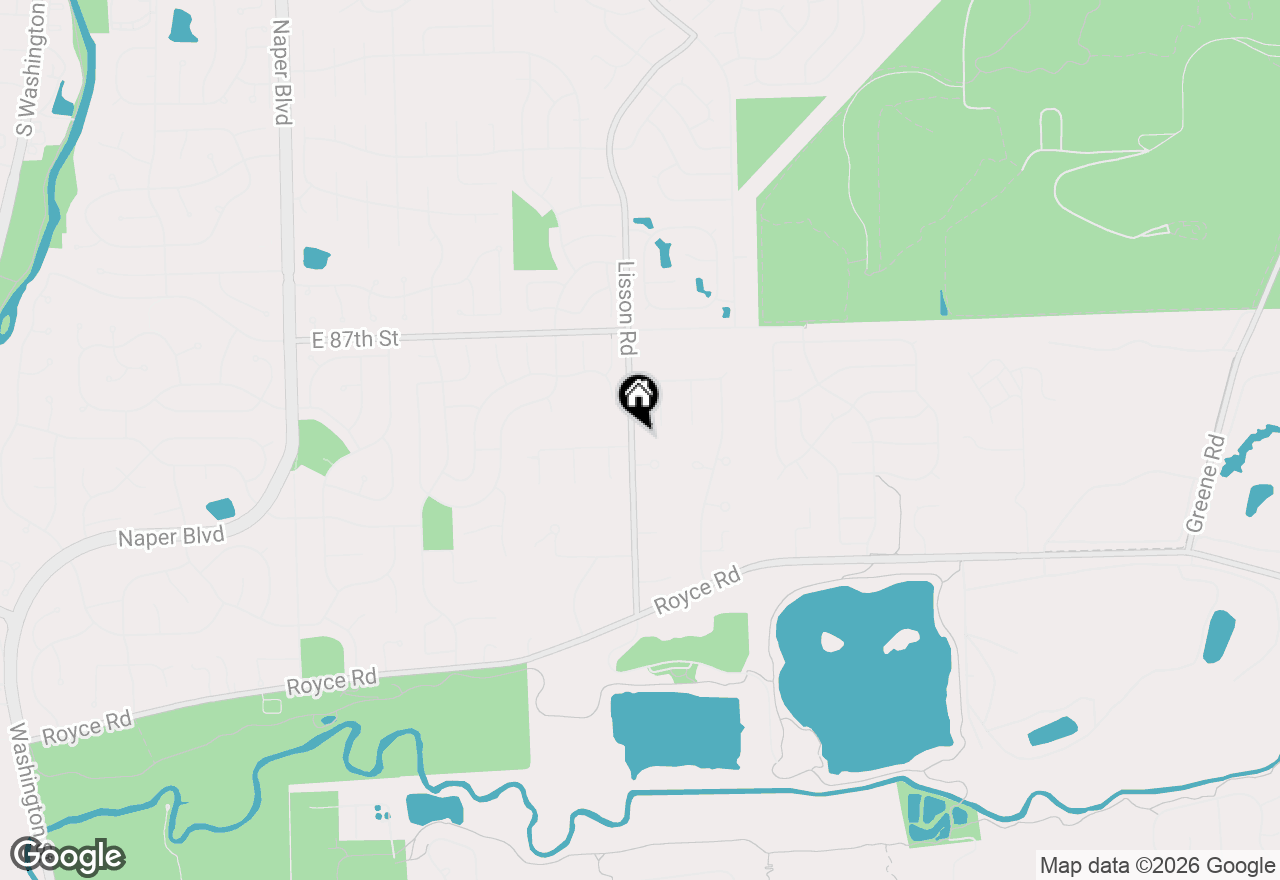 Map of 2250 Lisson Road, Naperville, IL 60565