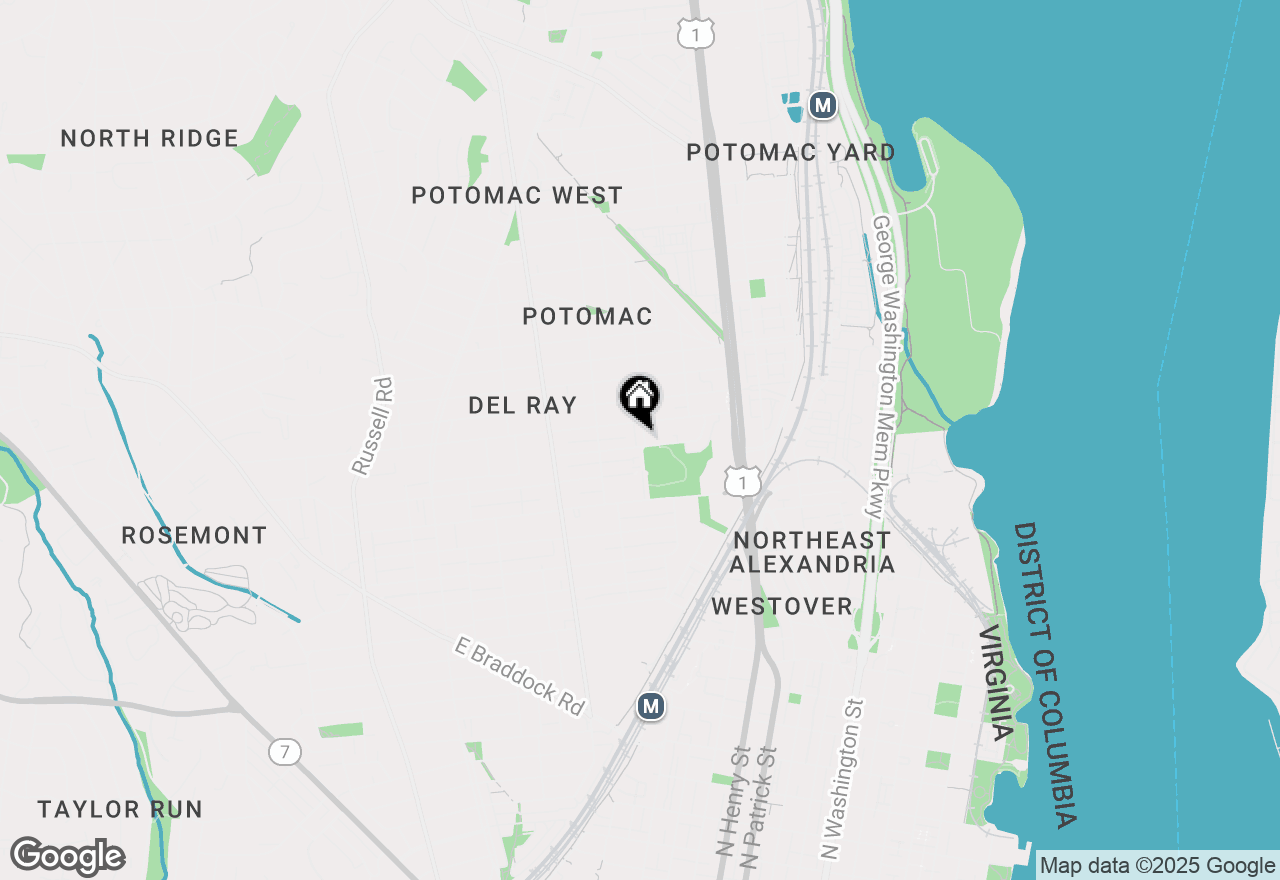 Map of 1804 Leslie Avenue, Alexandria, VA 22301