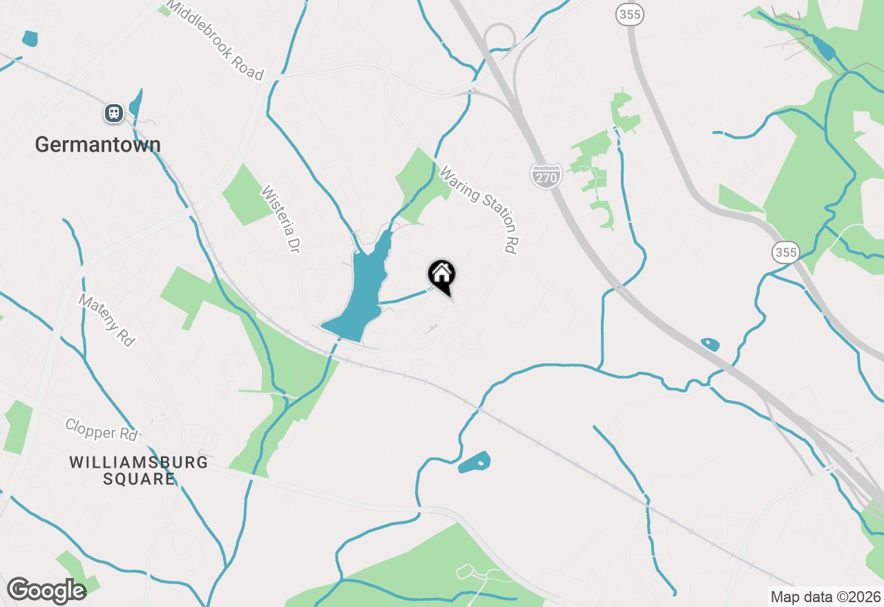 Map of 12104 Pikeview Terrace, Germantown, MD 20874