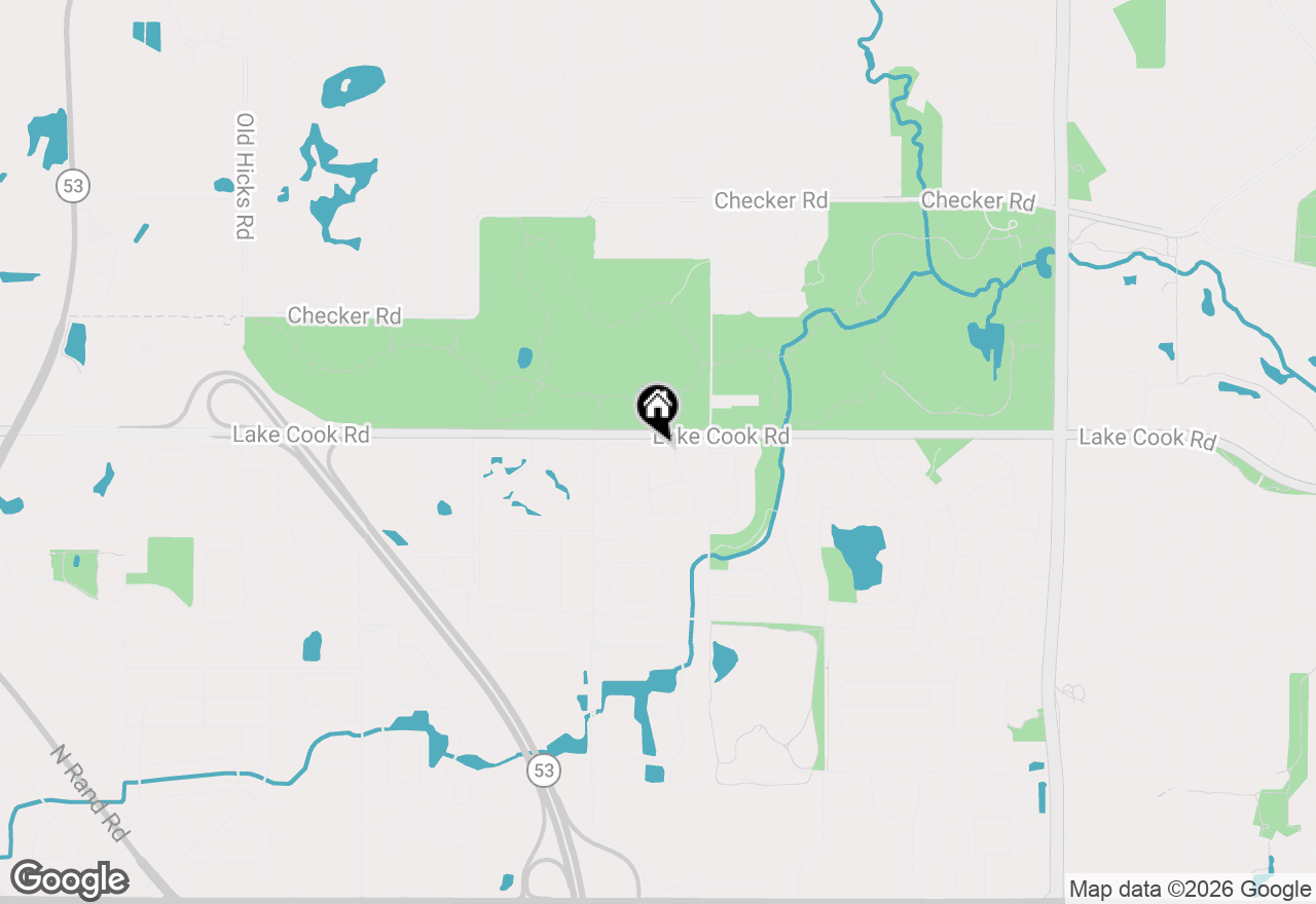Map of 1727 W Hawkes Street #8, Arlington Heights, IL 60004