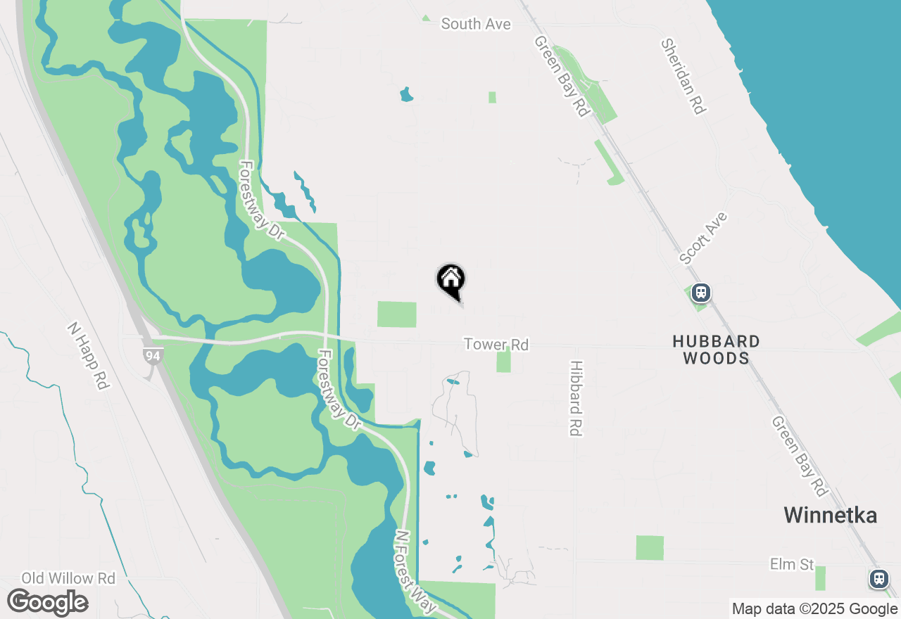 Map of 1473 Edgewood Lane, Winnetka, IL 60093