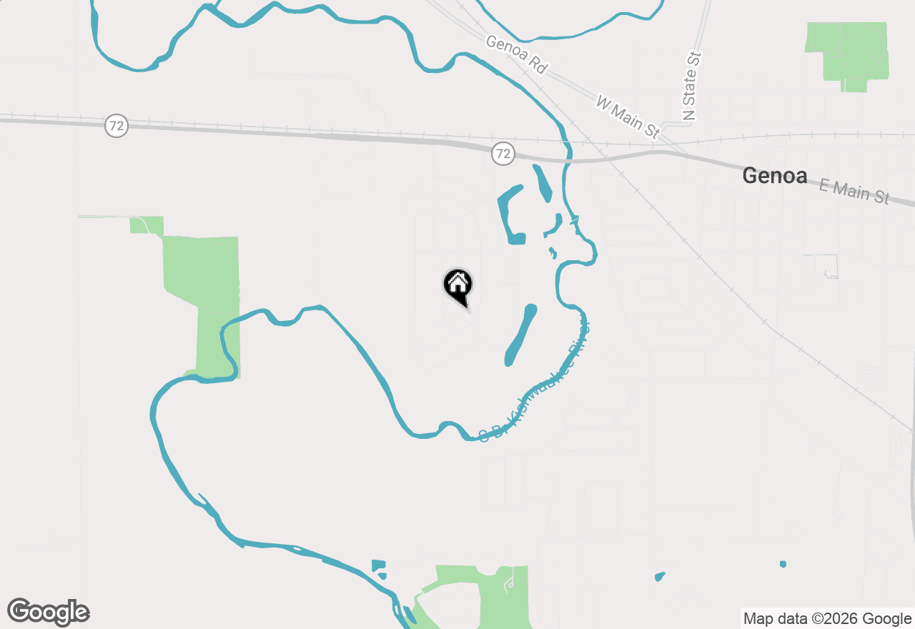 Map of 427 Riverbend Drive, Genoa, IL 60135