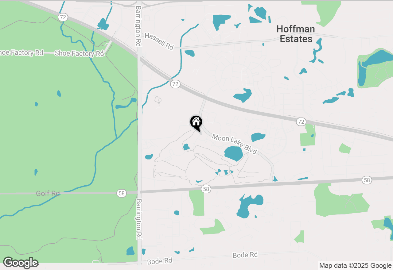 Map of 1550 Poplar Creek Drive, Hoffman Estates, IL 60169