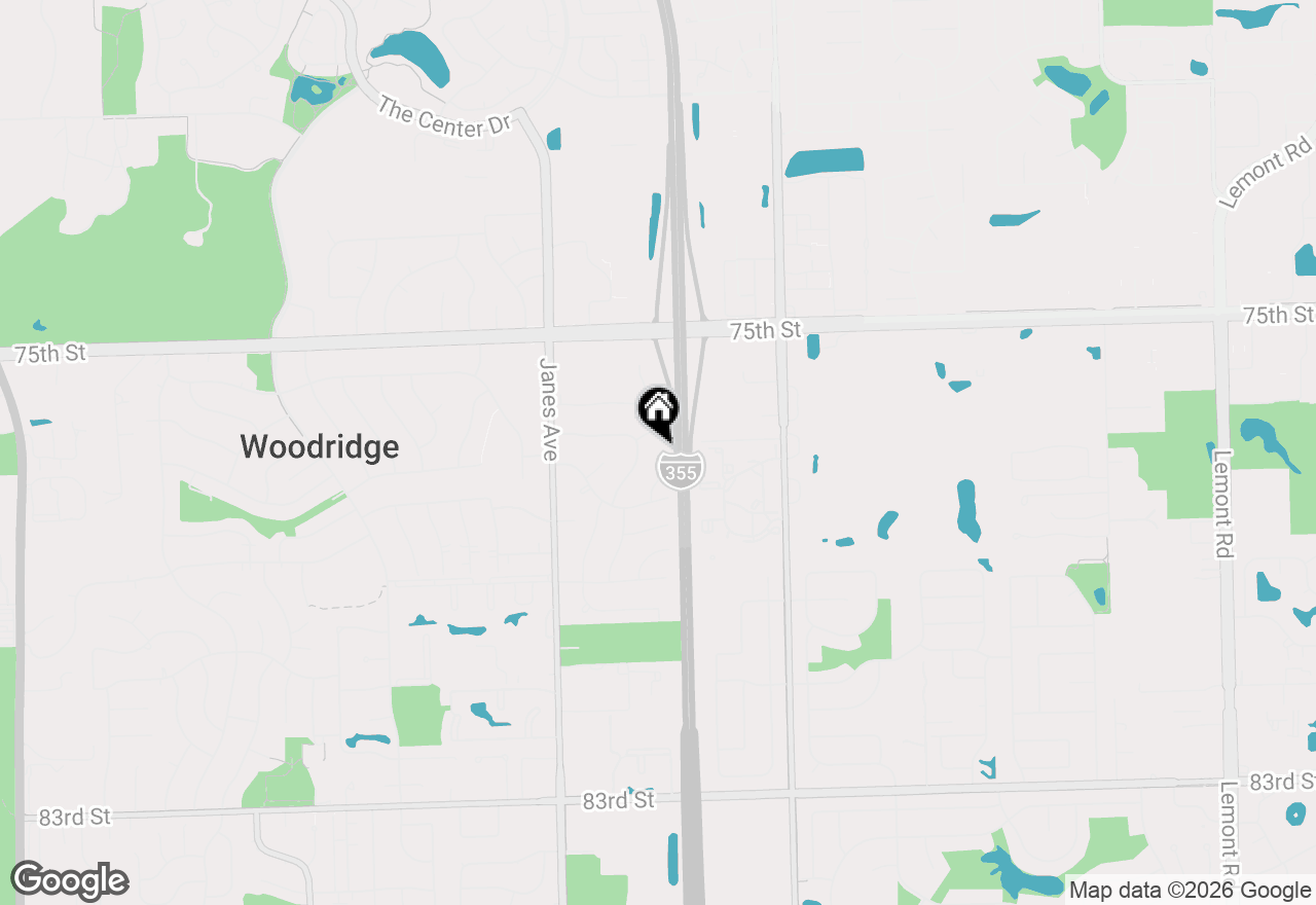 Map of 7704 Knotty Pine Court, Woodridge, IL 60517