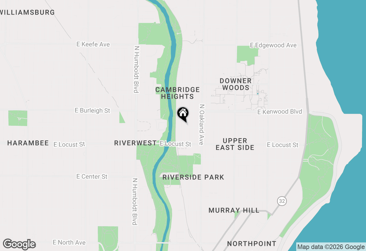 Map of 3007 N Newhall St, Milwaukee, WI 53211