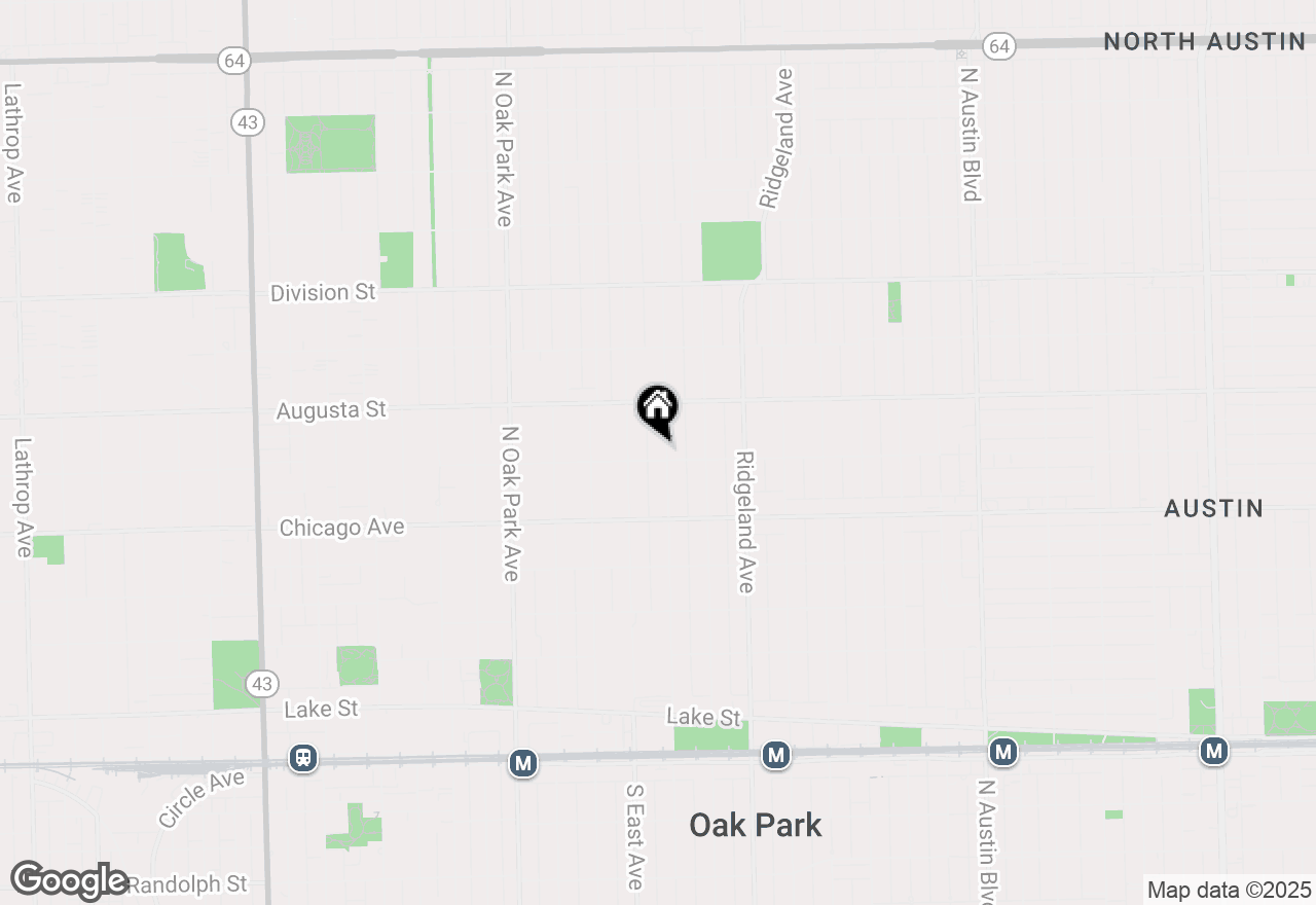 Map of 601 Fair Oaks Avenue, Oak Park, IL 60302