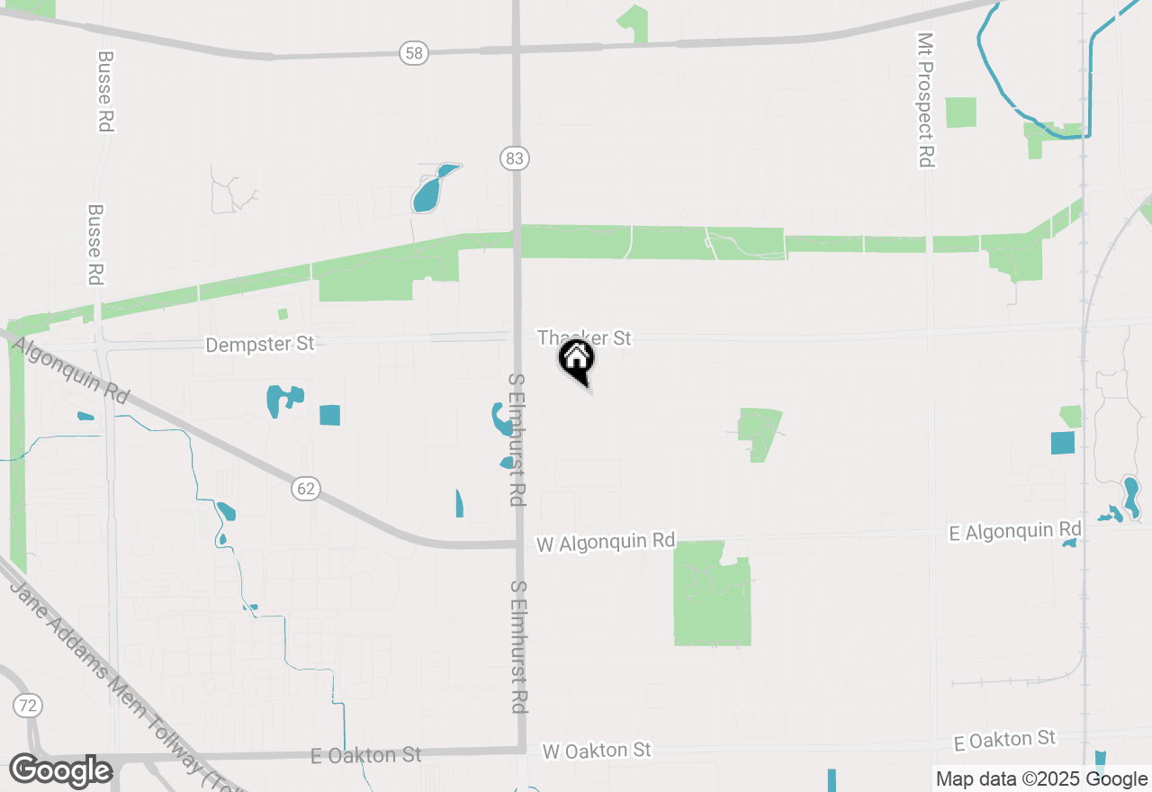 Map of 910 Beau Drive #211, Des Plaines, IL 60016