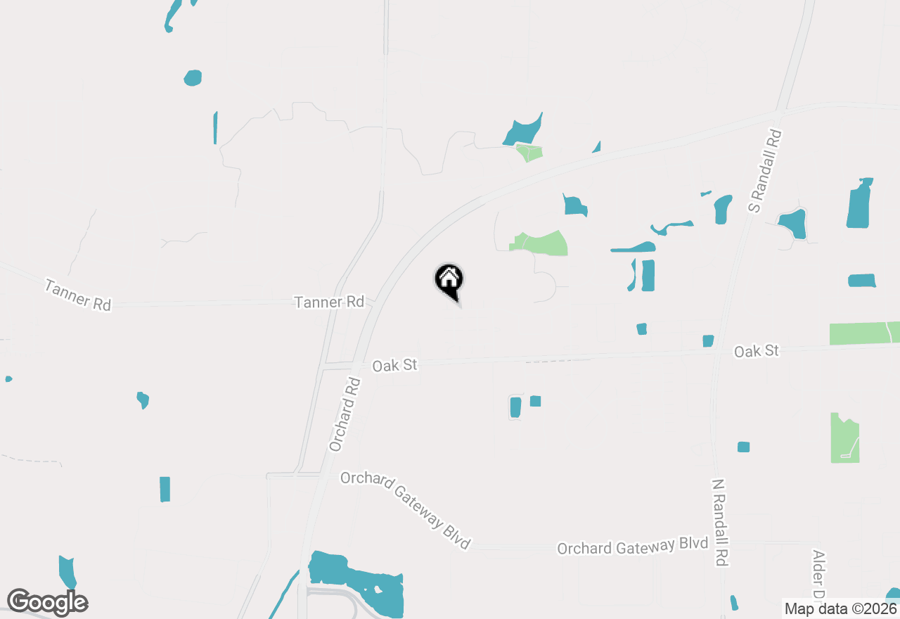 Map of 1729 Waterford Road, North Aurora, IL 60542