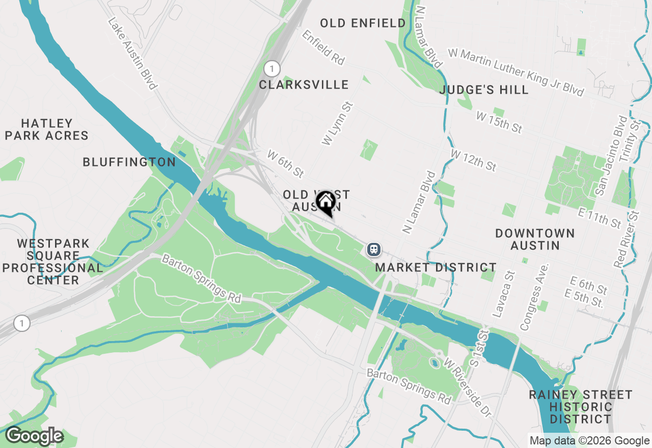 Map of 301 Pressler St #305, Austin, TX 78703