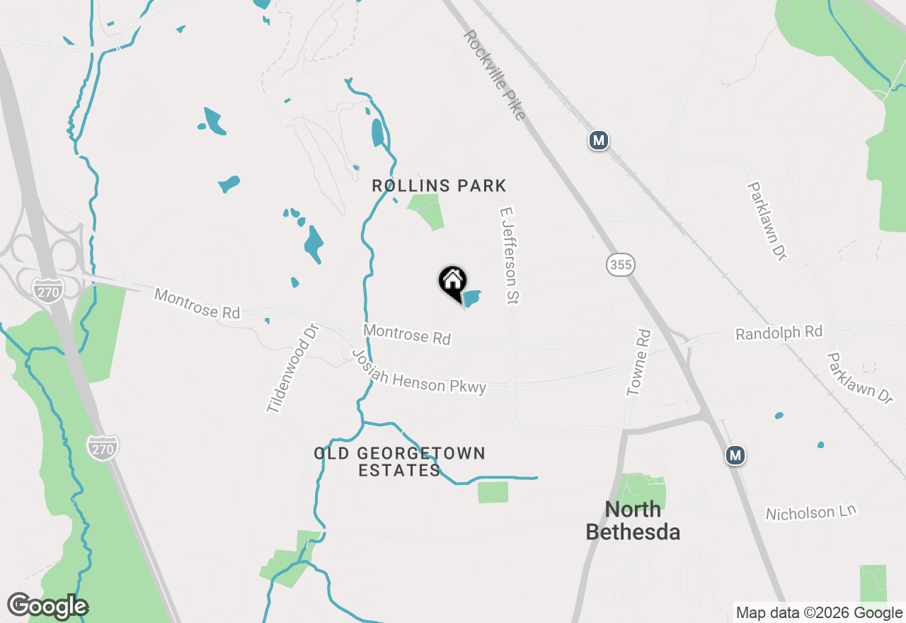 Map of 12015 Montrose Village Terrace, Rockville, MD 20852