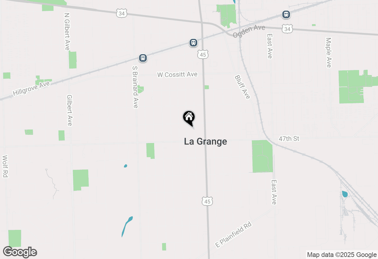 Map of 419 S Ashland Avenue, La Grange, IL 60525