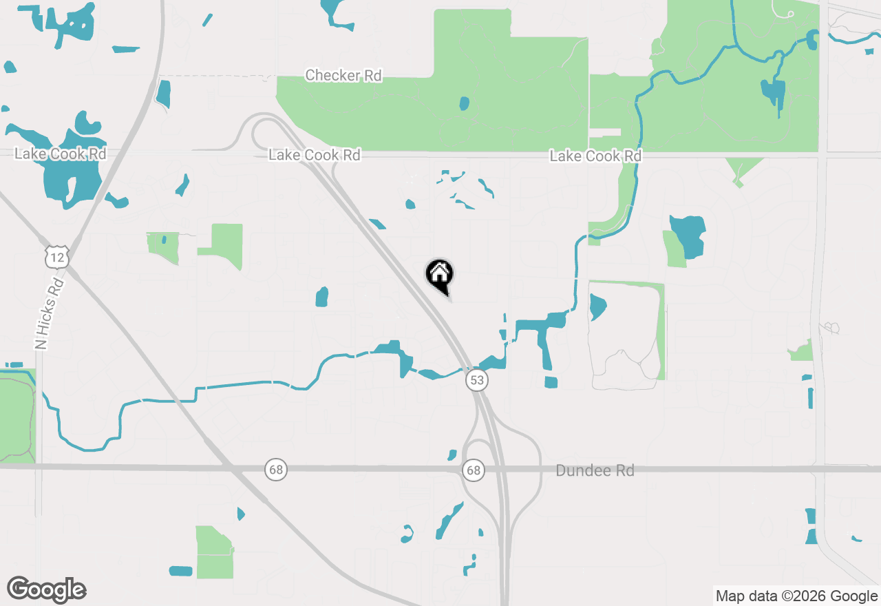 Map of 2021 W Spring Ridge Drive, Arlington Heights, IL 60004