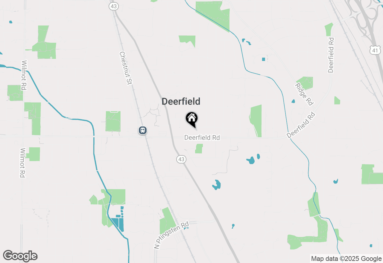 Map of 821 Rosemary Terrace, Deerfield, IL 60015