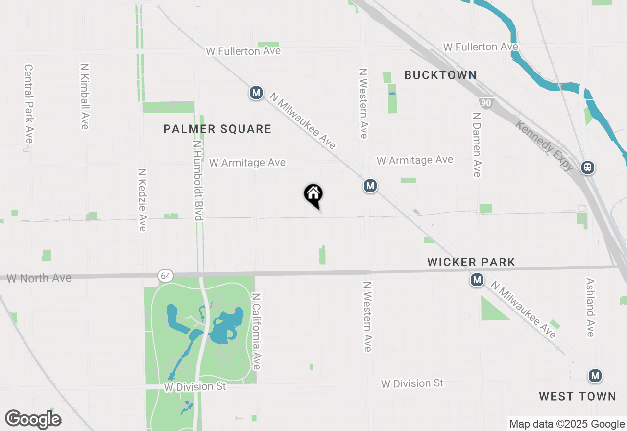 Map of 2558 W Bloomingdale Avenue, Chicago, IL 60647