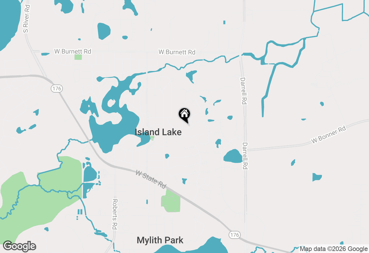 Map of 608 Carriage Hill Road, Island Lake, IL 60042