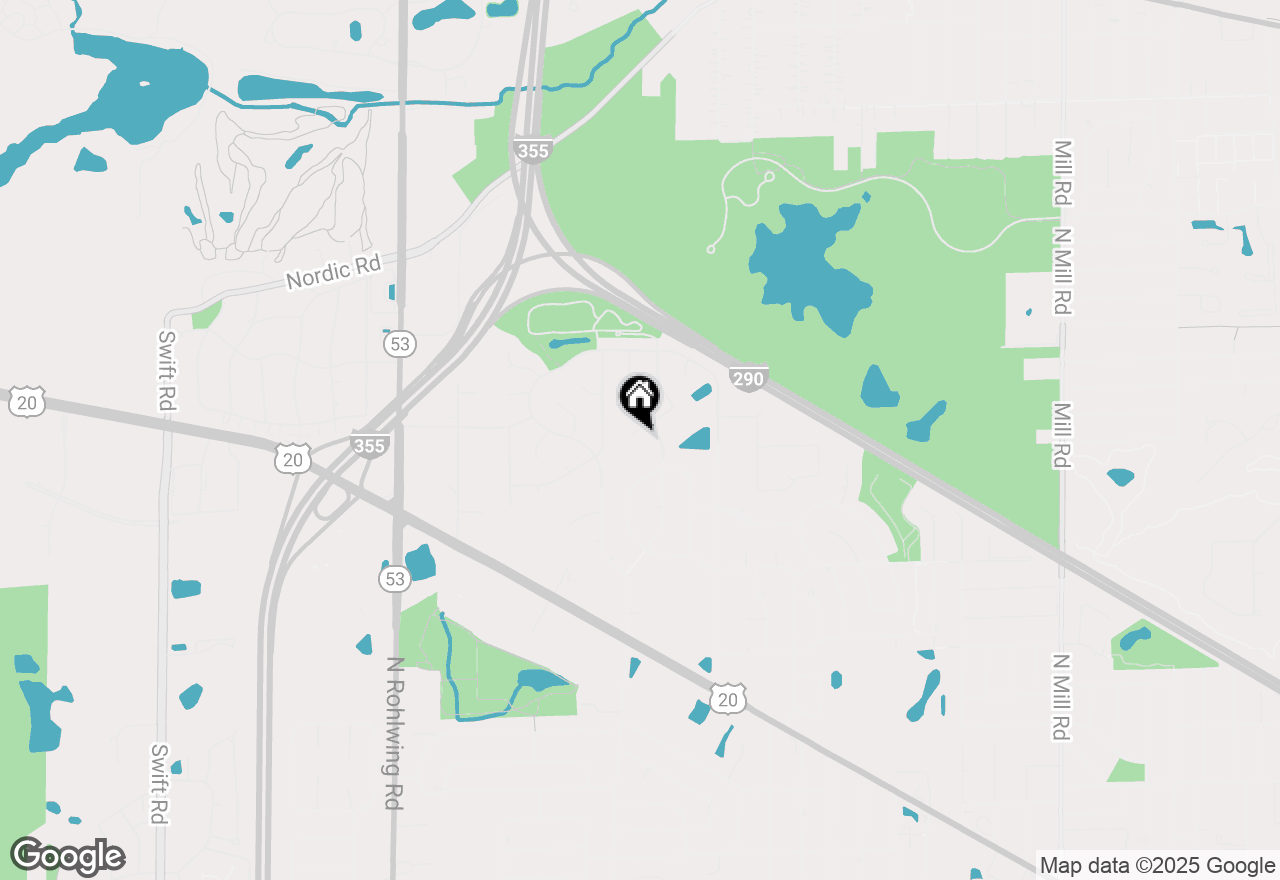 Map of 1395 Lilac Lane, Addison, IL 60101