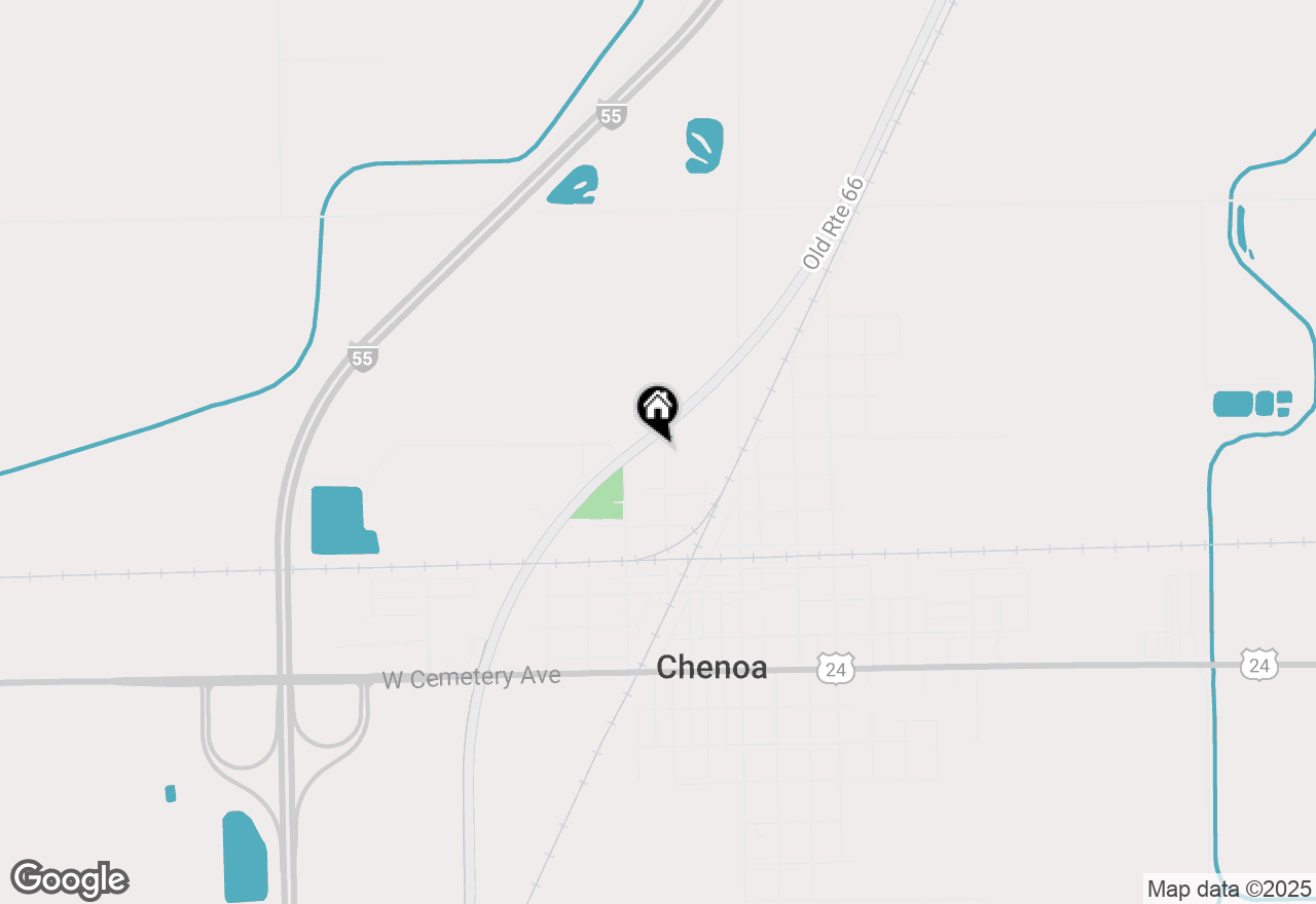 Map of 319 N Letcher Street, Chenoa, IL 61726