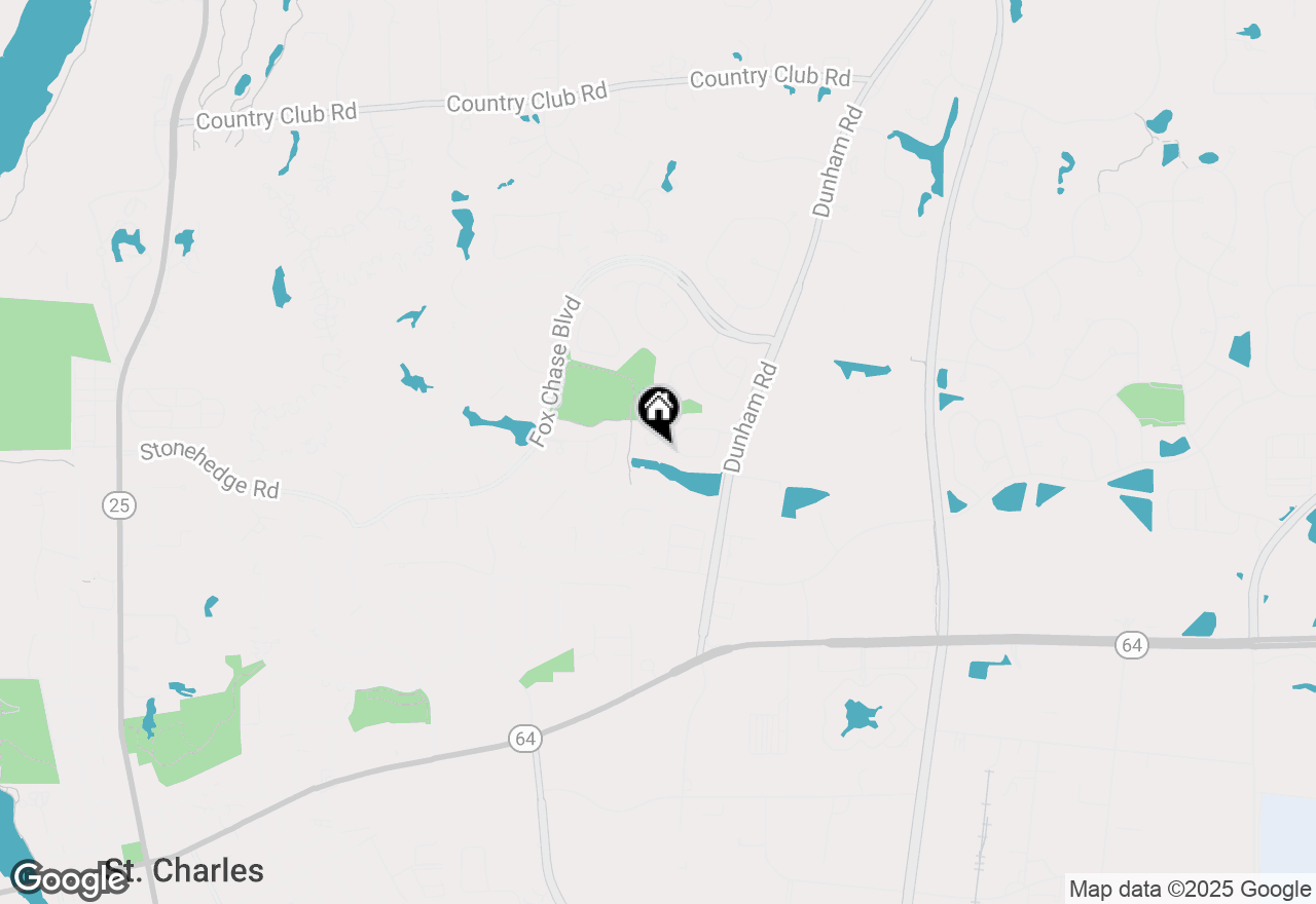 Map of 417 Dunham Pl #417, St. Charles, IL 60174