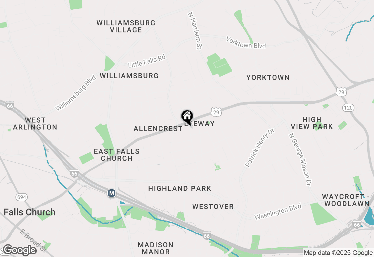 Map of 2322 N Nottingham Street, Arlington, VA 22205