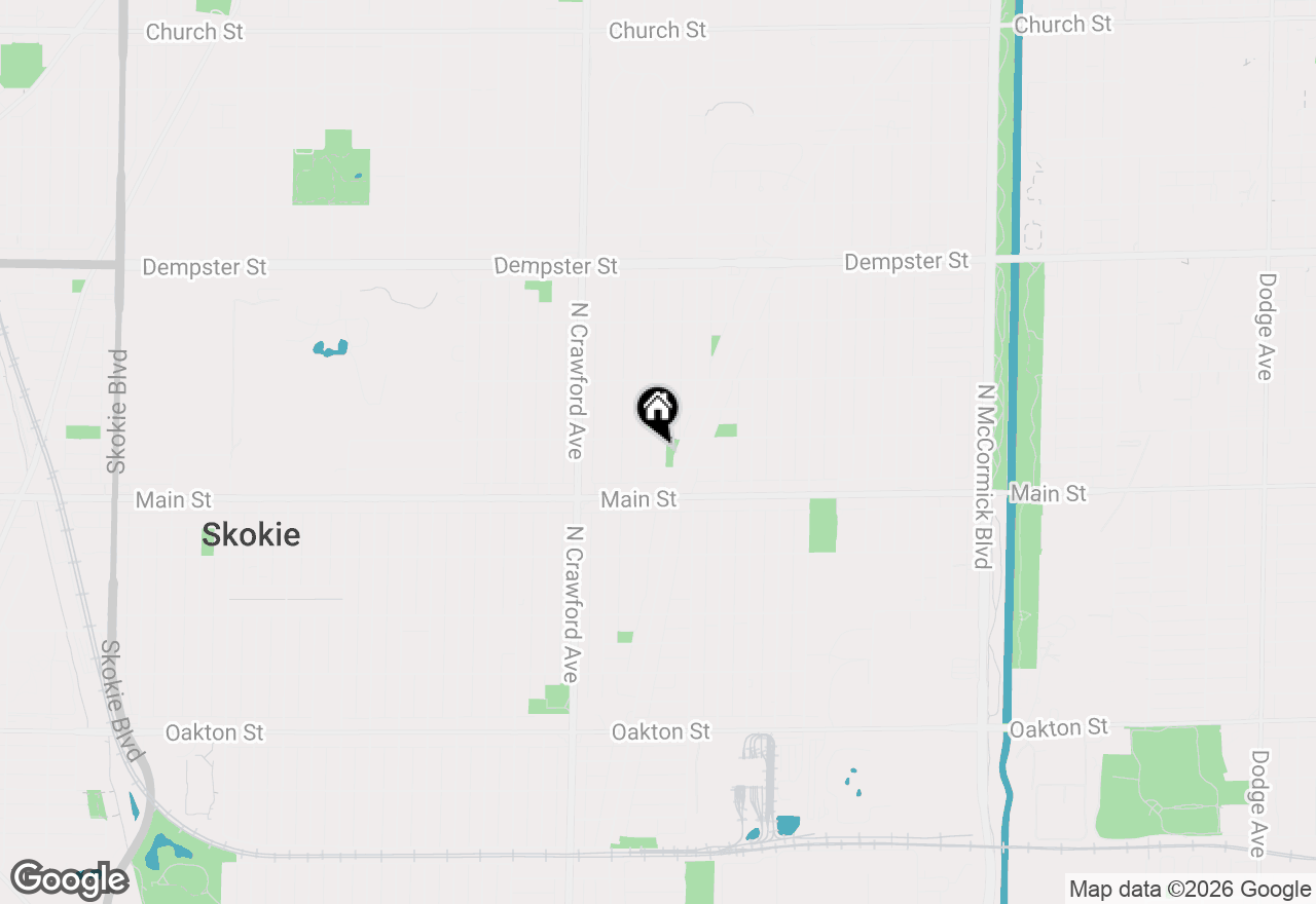 Map of 8446 Avers Avenue, Skokie, IL 60076