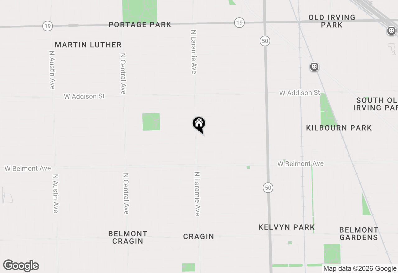 Map of 5150 W Henderson Street, Chicago, IL 60641
