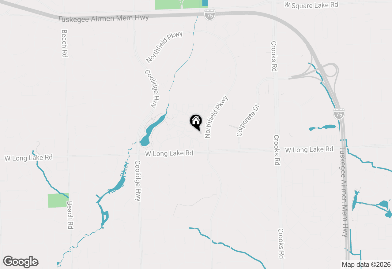 Map of 1794 Brentwood Drive, Troy, MI 48098