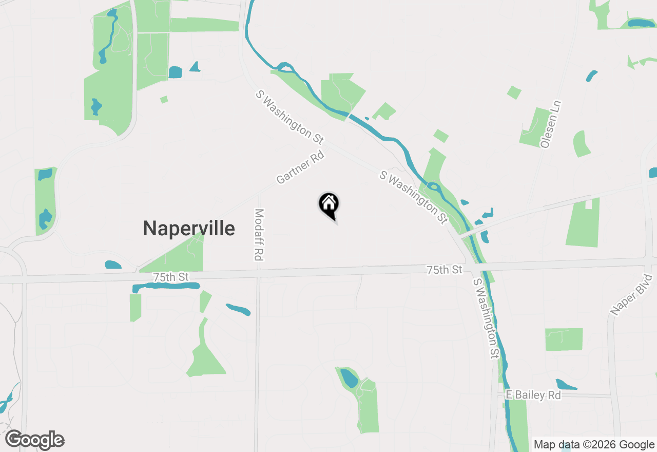 Map of 212 Tamarack Avenue, Naperville, IL 60540