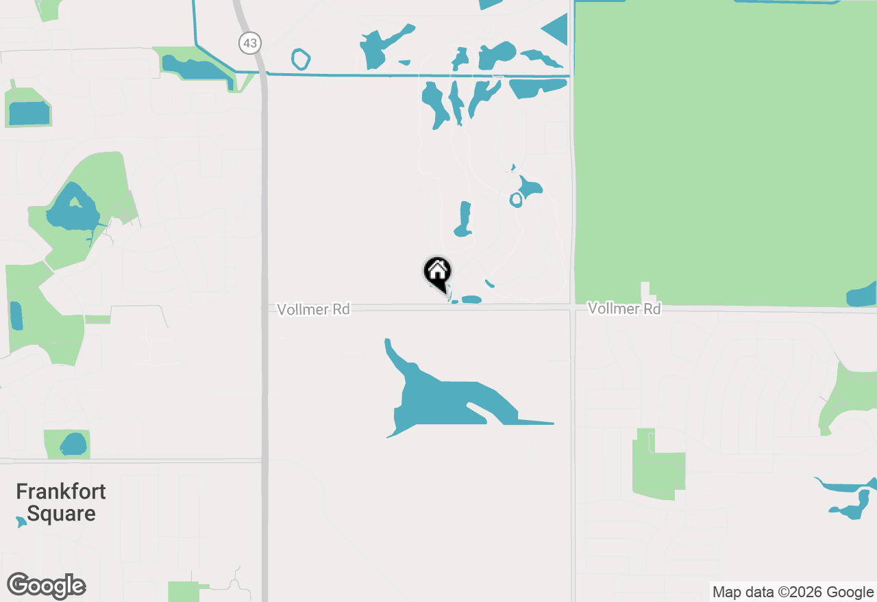 Map of 13 Iliad Drive, Tinley Park, IL 60477