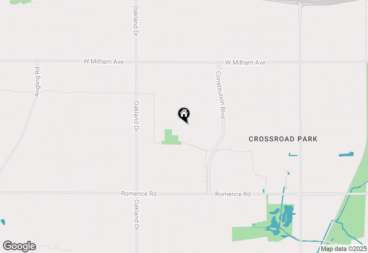 Map of 1509 Edington Street, Portage, MI 49024