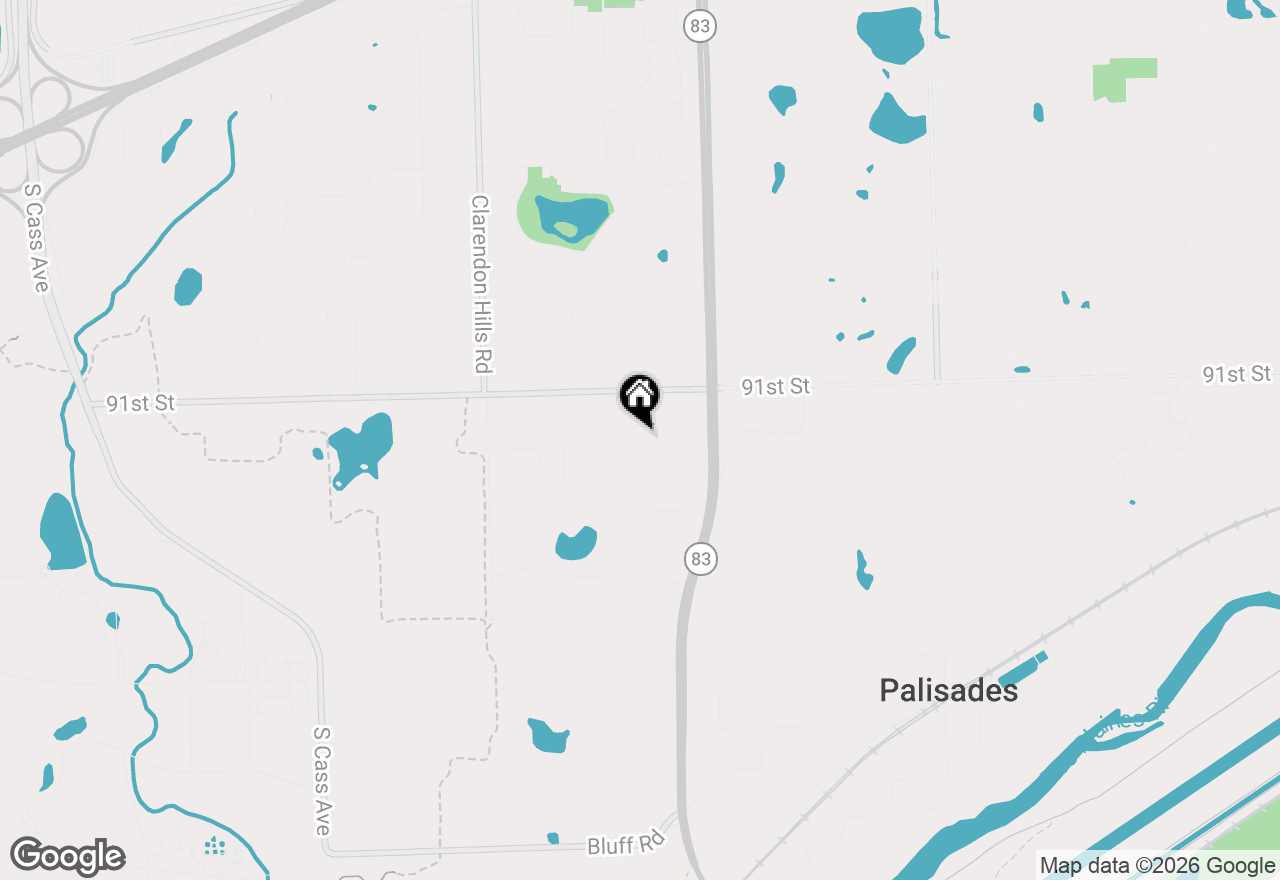 Map of 10s458 Carrington Circle #A, Burr Ridge, IL 60527