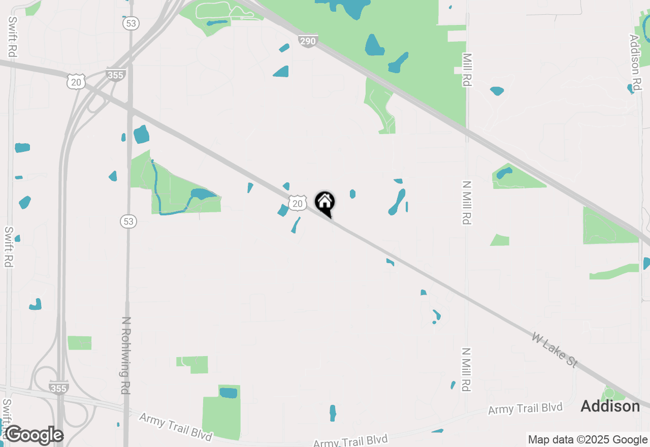 Map of 1099 W Lake Street, Addison, IL 60101