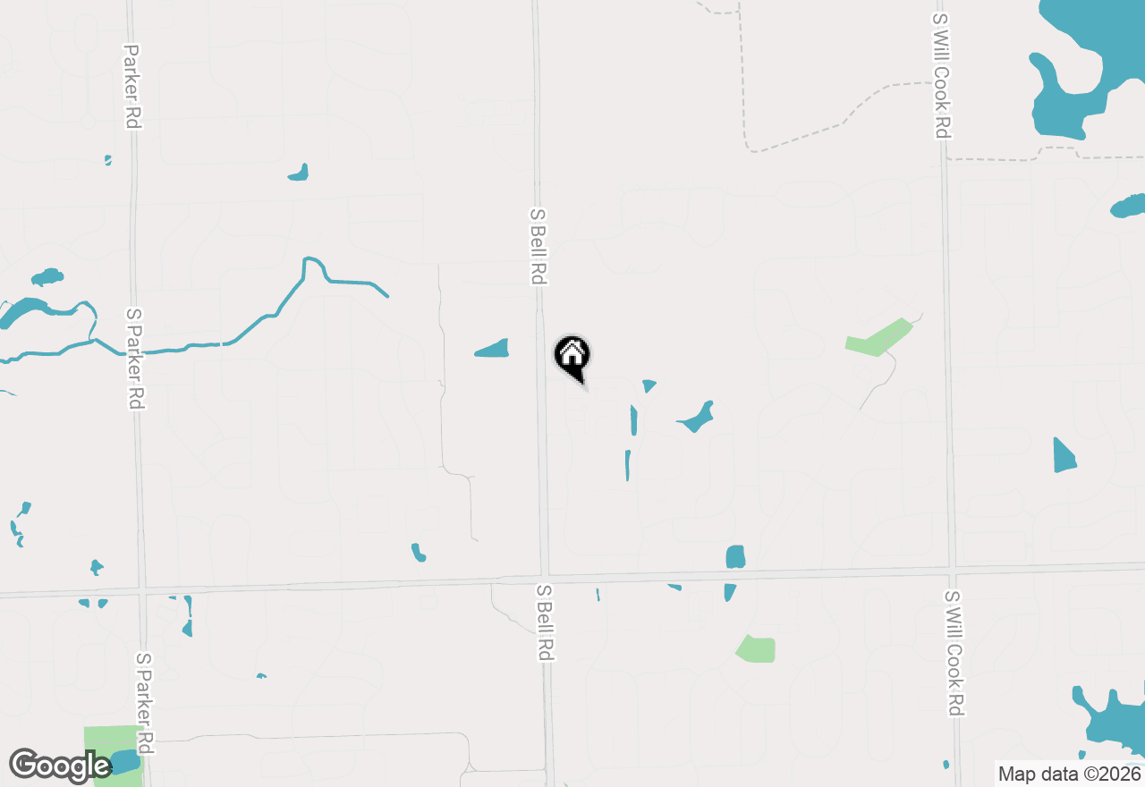 Map of 12700 W Belmont Court, Homer Glen, IL 60491