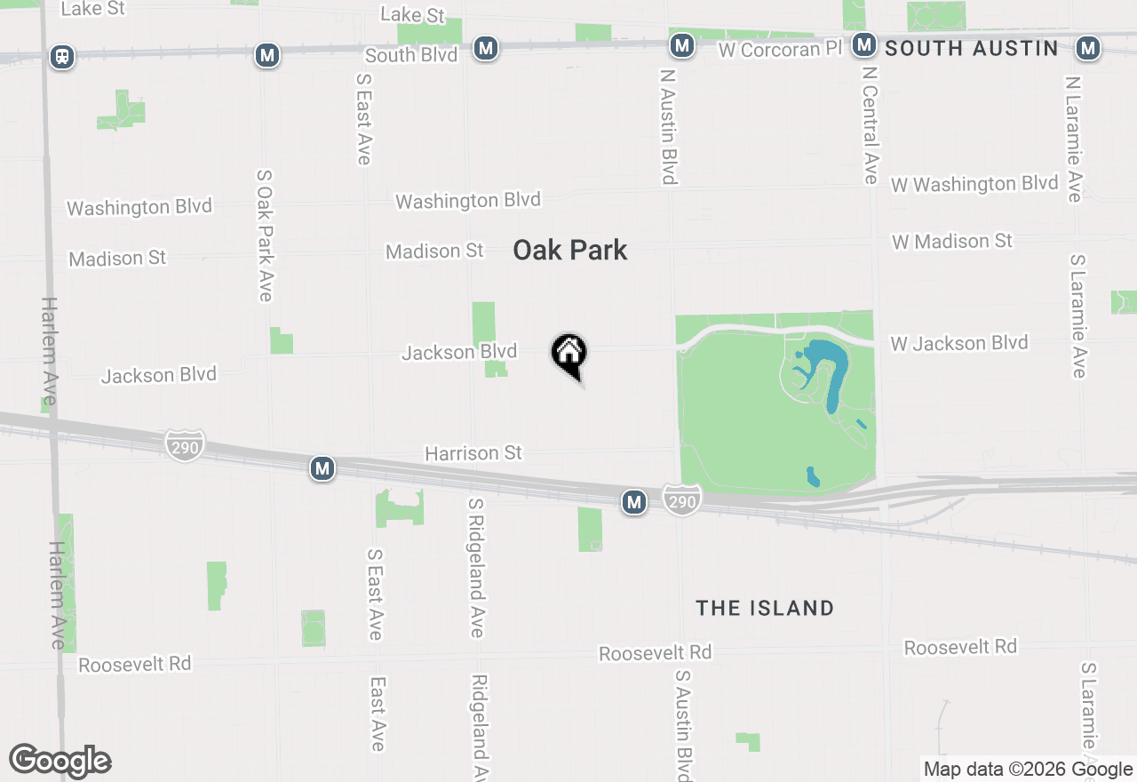Map of 743 S Lombard Avenue, Oak Park, IL 60304