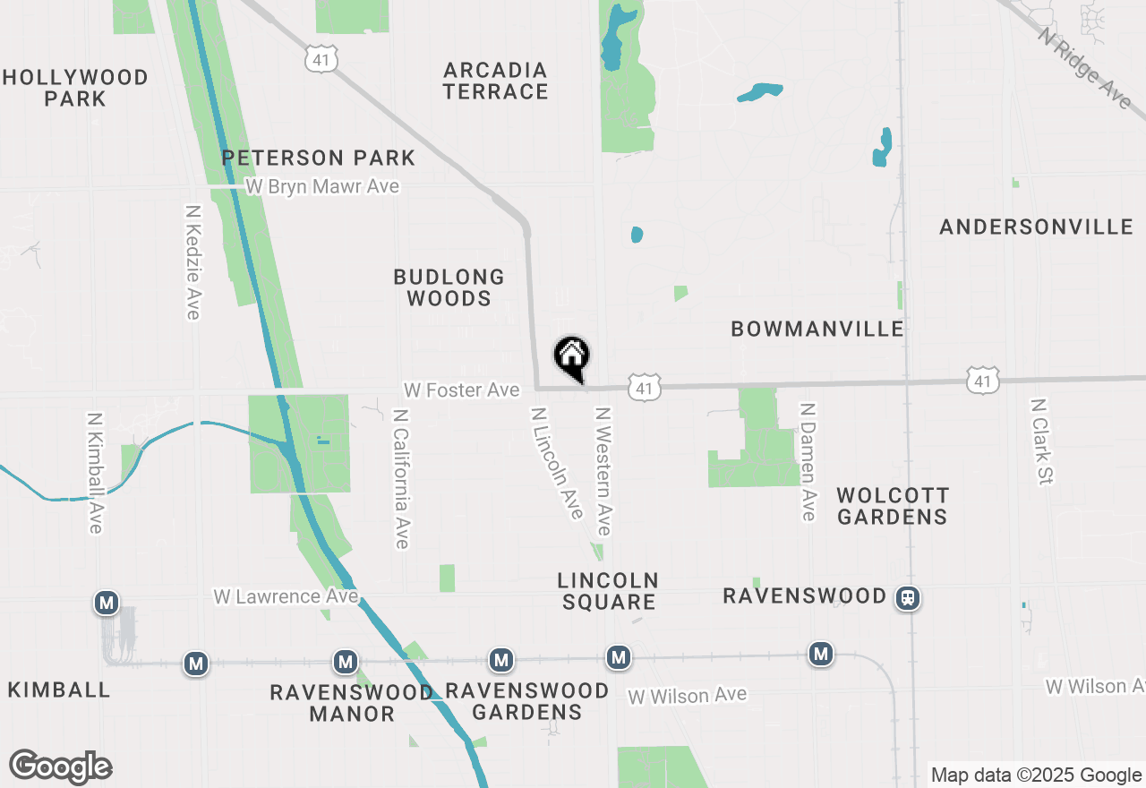 Map of 2437 W Foster Avenue #202, Chicago, IL 60625