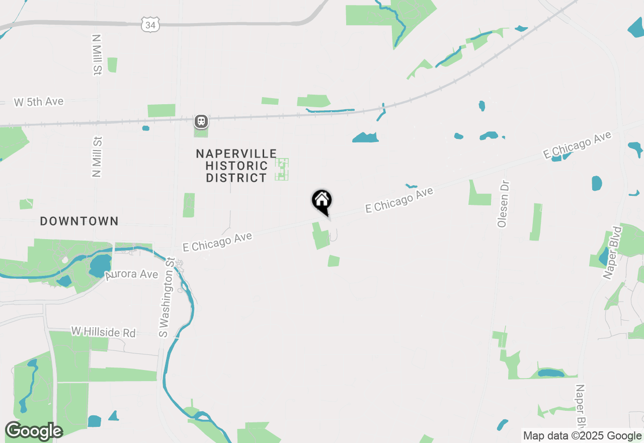 Map of 908 E Chicago Avenue, Naperville, IL 60540